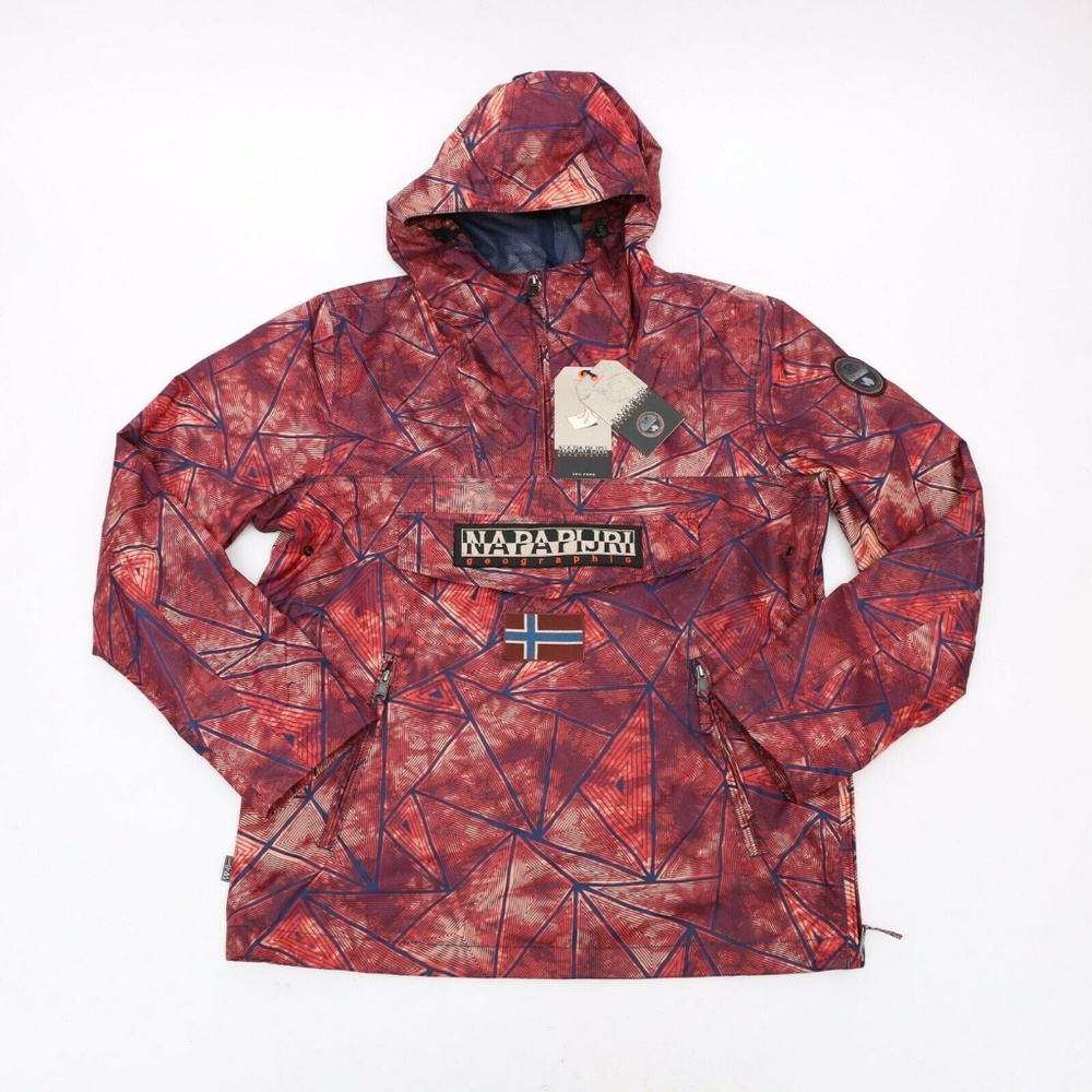 NAPAPIJRI FANTASY RAINFOREST PRINT HOODIE JACKET